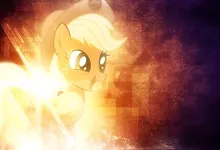 happy jack applejack my little pony friendship is magic 1920x1080 wallpaper Art HD Wallpaper